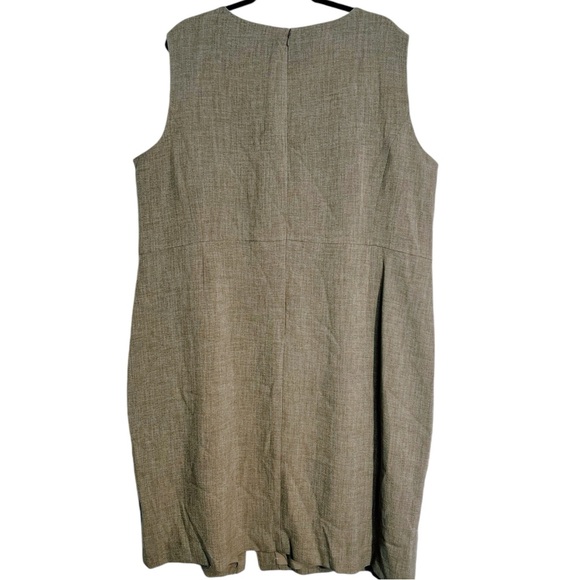 KASPER Snap Detail Stretch Crepe Sheath Dress - Picture 5 of 8